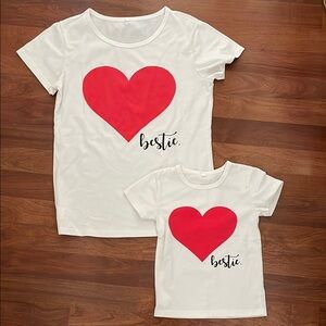 Mommy and Daughter matching shirts (bestie)
